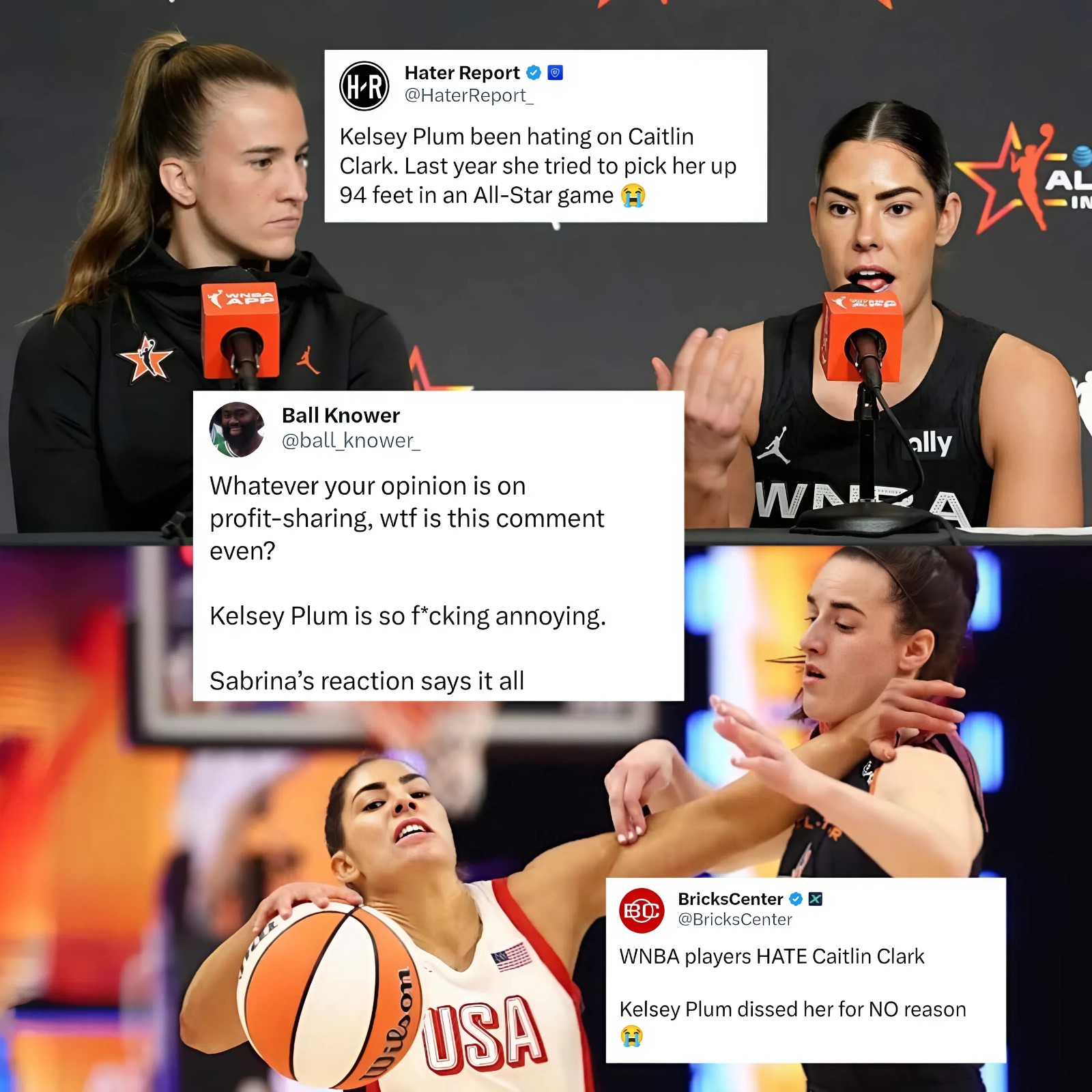 Kelsey Plum Has To Explain Herself After Words Caitlin Clark Fans Didn