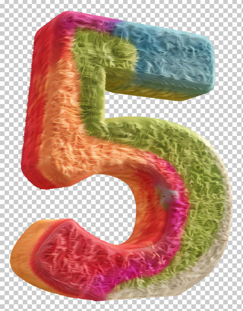 Number 5 Colorful Number Five Illustration Png Clipart Art